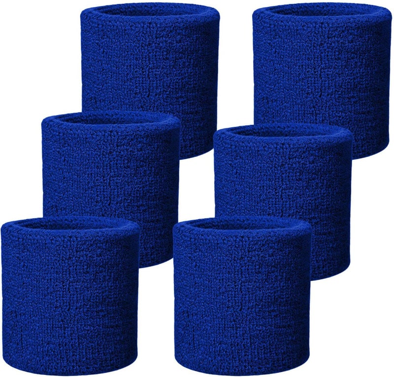 Fecawd Wristbands Sweatbands for Men & Women, Breathable Tennis Wrist Bands Absorbent Sweat Band Multiuse Wristband for Basketball, Running, Gym, Working Out - Image 1